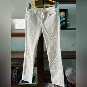 Cream Corduroy Jeans